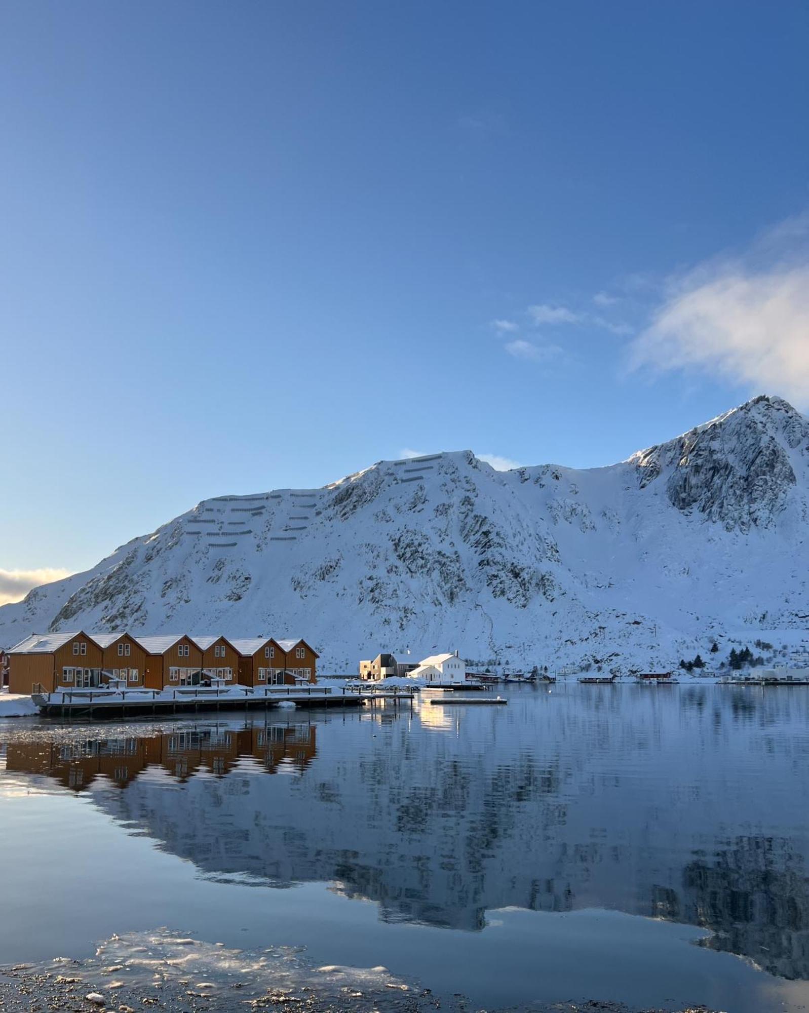 Charming Waterfront Cabin In Ballstad, Lofoten ภายนอก รูปภาพ